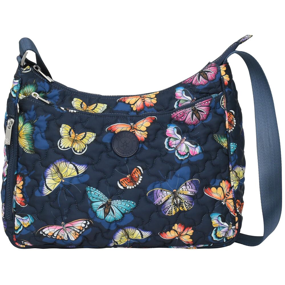 4644 Wanderlust Quilted Fabric Collection Vegan Hobo - Butterfly Heaven